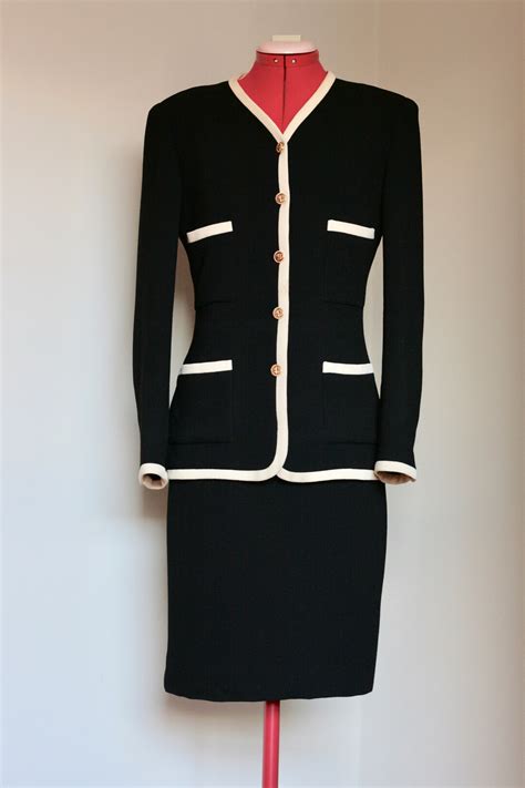 chanel skirt suit